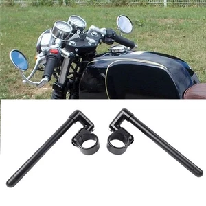 58MM Cafe Racer Bars 7/8“ Motorrad Universal Clip-On Lenker Gabelrohr - Bild 1 von 11