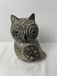 Kunststoff hohle dekorative EULE 6" hoch Tischplatte Dekor - Bild 1 von 2