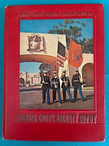 1966 Marine Corps Recruit Depot Year Book San Diego Platoon 1043 USMC - Picture 1 of 2