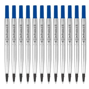 Parker Ricariche per penna a sfera con pennino medio blu medio confezione da 12 - Foto 1 di 24