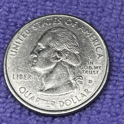 1999 P Connecticut State Quarter Error - Missing Letters on Reverse  - Image 1 of 4