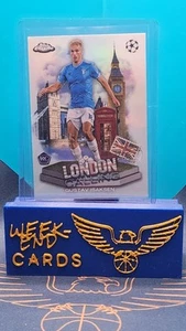 2023 Topps Chrome UEFA Gustav Isaksen London Calling RC #LC-15 - Bild 1 von 2