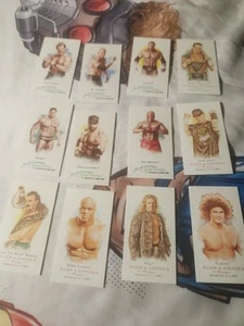 12 Card Lot 2007 Wwe Topps Heritage Allen And Ginter Mini Insert Cards - Picture 1 of 1