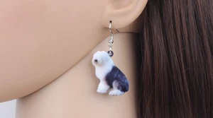 Pendientes de perro pastor antiguo - Imagen 1 de 1