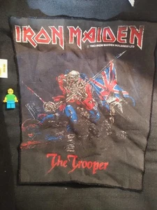 Vintage Iron Maiden THE TROOPER 1983 BACK PATCH - Picture 1 of 2