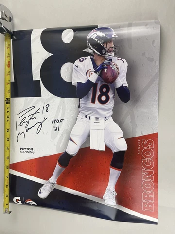 New Peyton Manning Denver broncos Hall Of Fame 2021 16.5x19.5 Cover