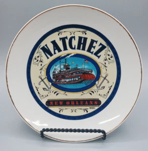 NATCHEZ barco de vapor rueda de popa - placa de Nueva Orleans - Imagen 1 de 5