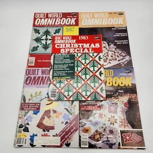 Quilt World Omni Book 1983 Lot of 5 Christmas Winter Fall Summer Spring Uncut  - Picture 1 of 17