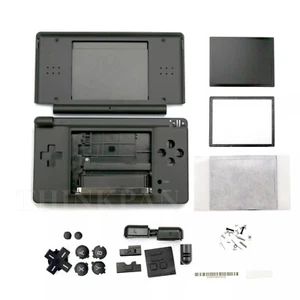 Full Replacement Housing Shell Screen Lens Black for Nintendo DS Lite NDSL US - Picture 1 of 6