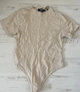 Cream Bodysuit High Neck From EGO ,worn A Couple Times- Size M- Needs A Iron𤣠- Picture 1 of 3