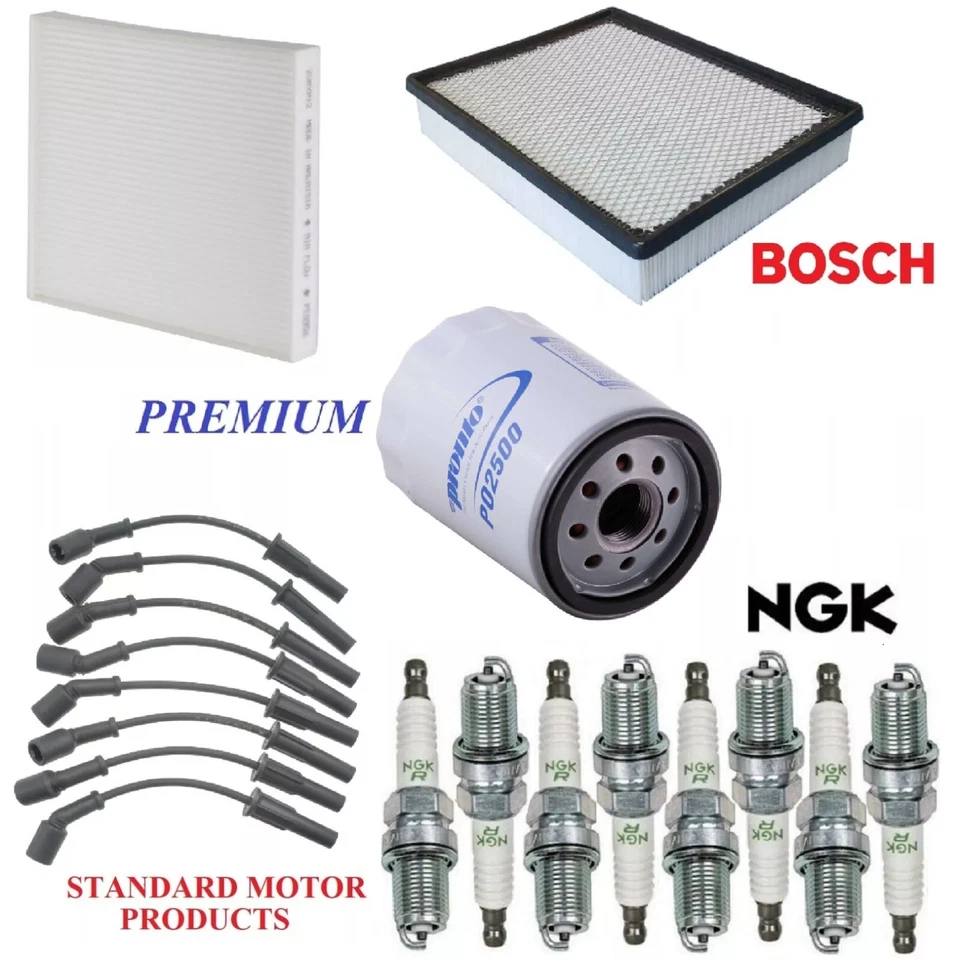 Tune Up Kit Filters Wire Spark Plug For CHEVROLET SUBURBAN V8 5.3L 2015-2020 - Image 1 of 1