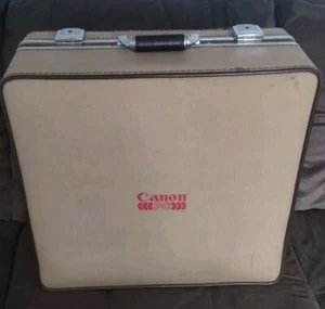Vintage CANON PC Camera Carrying Case W/ Keys Luggage Style 19"x 18"x8" Rare HTF - Picture 1 of 7