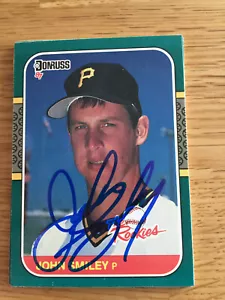 Pittsburgh Pirates John Smiley signed 1987 Donruss Card - Picture 1 of 1