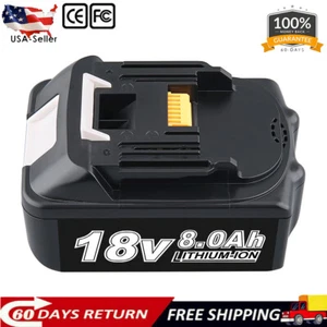 Battery for Makita 18V Lithium-Ion 8.0Ah BL1860B BL1850 BL1840 Power tool - Picture 1 of 18
