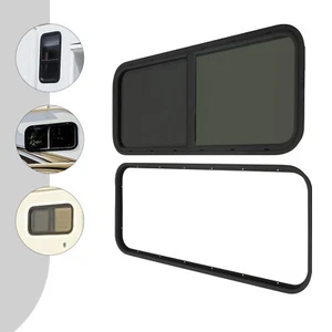 REPUESTO VENTANA RV CORREDERA HORIZONTAL NEGRA INCLUYE ANILLO DE MONTAJE Y PANTALLA - Imagen 1 de 16