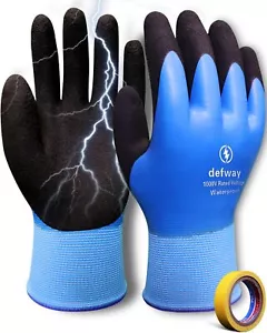 Insulated Work Gloves 1000V High Voltage Resistant Electrician Gloves Waterproof - Picture 1 of 7