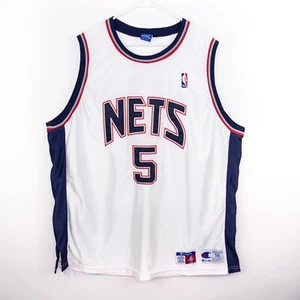 Vintage Champion Authentics Stitched Jason Kidd New Jersey Nets Trikot 56 (3XL) - Bild 1 von 8