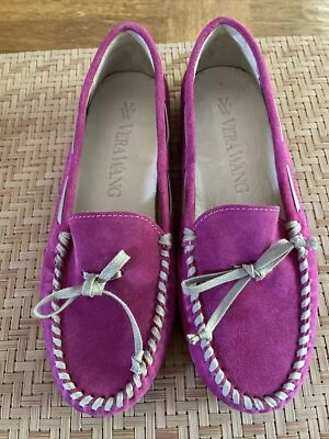 Vera Wang Dorian Rosa Fucsia Mocasines de Conducción Zapatos Planos Mujer’s Talla 7M Foto 1 de 4