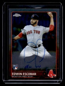 2015 Topps Chrome #AR-EE Edwin Escobar Autographed Rookie - Picture 1 of 2