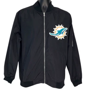Chaqueta bombardero para hombre Miami Dolphins JH Design talla L - Imagen 1 de 1