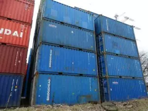 20`DV See-/Lagercontainer, gebraucht FOT Depot Hamburg, Magazincontainer - Bild 1 von 12