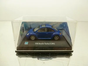 HONGWELL VW VOLKSWAGEN BEETLE TURBO S 2002 BLUE L5.8cm - GOOD IN SHOW-CASE - 150 - Picture 1 of 5