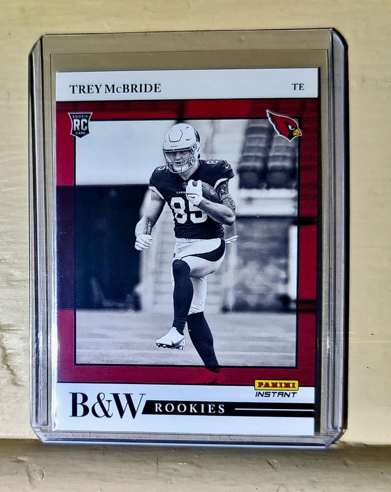 Trey McBride 2022 Panini NFL Black & White Rookies #21 Football Card 1 of 649 - Image 1 of 2