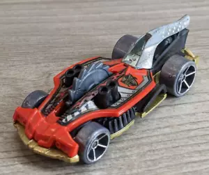 Buzzerk Hot Wheels 2013 Mattel Malaysia Red HW City: Medieval Rides - Imagen 1 de 8