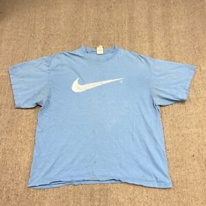 Vintage Nike North Carolina Tar heels Shirt Mens XL Blue 1990s Basketball NCAA