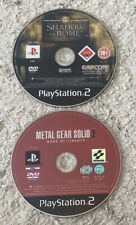 Shadow of Rome + Metal Gear Solid 2 DISCS NUR BÜNDEL - PS2 - PAL - GETESTET