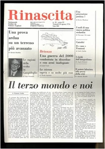 Wöchentliche Wiedergeburt gegründet von Palmiro Togliatti Nr. 33 20. August 1976 - Bild 1 von 1