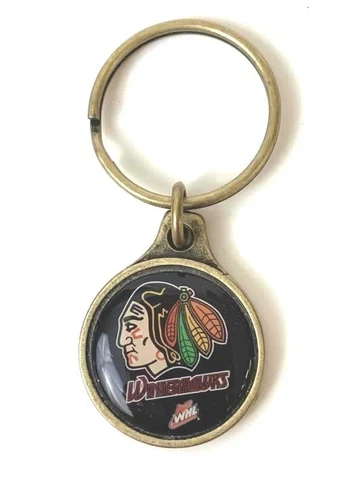 Portland Winterhawks WHL Hockey Key Chain Team Logo Cover