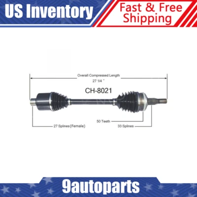Подходит для 1996 1997 Dodge Intrepid Chrysler Concorde LHS передняя левая ось CV шарнирное соединение - Изображение 1 из 4
