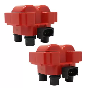 FD487 Pack of 2 Ignition Spark Coil Coils For FORD MAZDA MERCURY 1988-2003 DG530 - Picture 1 of 2
