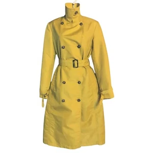 FOUR SEASONS Trench Showerproof Raincoat Chartreuse 10-12 - Picture 1 of 10