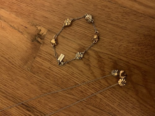 Set collana e bracciale Coach argento