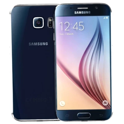 Samsung Galaxy S6 SM-G920 AT&T T-mobile Unlocked 32GB Black Smartphone Very Good - Image 1 of 2