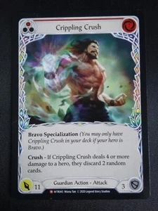 [1x] Juego de cartas coleccionables Flesh and Blood - Crippling Crush - Bienvenido a Rathe Unlimited - Imagen 1 de 2