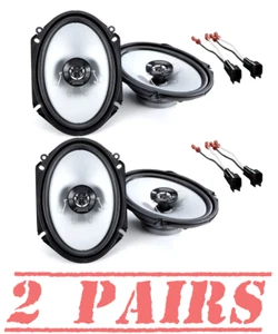 KENWOOD KFC6866S 6x8" coaxial Front/Rear speakers kit for 1999-2014 Ford F-150 - Picture 1 of 3