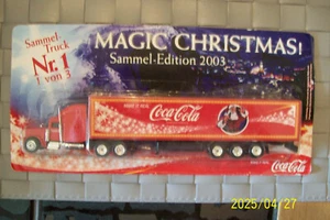 1 werbetruck coca cola weihnachts truck sammel edition 2003 truck nr.1 - Bild 1 von 1