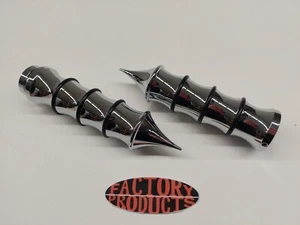 FACTORY PRODUCTS Phantom Style Chrome Grips for 1in Harley Bars JBN-910 - Bild 1 von 4