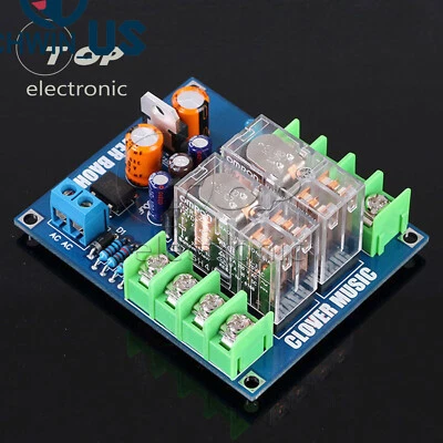 Dual OMRON Relay 7812+UPC1237 Speaker Horn Protection Board for  AC12-24V - Image 1 of 4