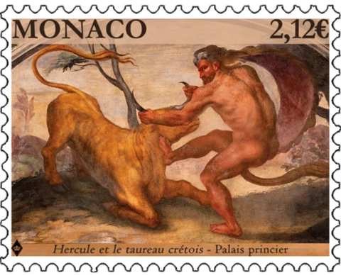 MONACO - 2021 Hercules and the Bull (Palace art collection) - VF MNH Cover