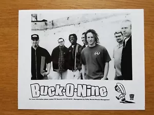 Buck-O-Nine 8 x 10 SCHWARZWEISS Presse Foto Werbe SKA PUNK TVT Schallplatten - Bild 1 von 1