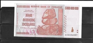 Simbabwe #84 2008 5 Milliarden Dollar Sehr guter Erhaltungszustand Banknote Papiergeld Währung - Bild 1 von 1