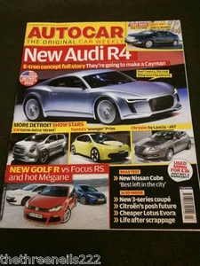 AUTOCAR - NEW AUDI R4 - JAN 20 2010 - VOL 263 #3 - Picture 1 of 1