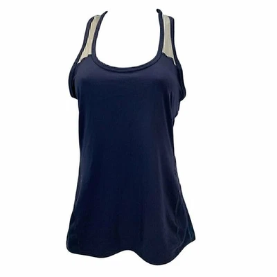 Camiseta sin mangas para correr Athleta Chi Mesh XXS azul marino (243266) Foto 1 de 4