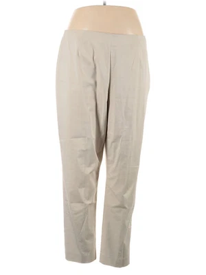 Ellen Tracy Women Brown Casual Pants 16 - Image 1 of 2