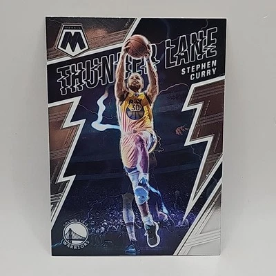 2021-22 Panini Mosaic - Thunder Lane Stephen Curry #17 NBA Golden State Warriors - Image 1 of 2