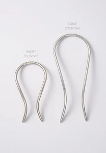 Lilla Rose Medium 4 Inch Silver Swerve U-Pin UP-SWERVE - Picture 1 of 1